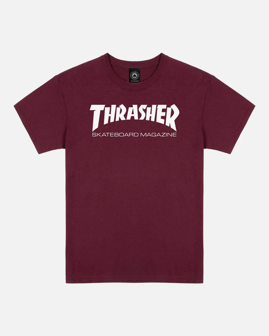 SKATE MAG - TSHIRT - MAROON Red L